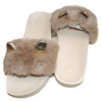 FLIP FLOP ORIGINALS pool fur*mouse coffee latte FLIP FLOP ORIGINALS pool fur*mouse coffee latte