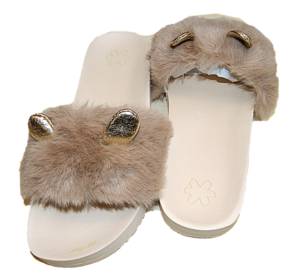 FLIP FLOP ORIGINALS pool fur*mouse coffee latte