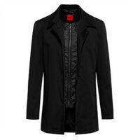 HUGO 2-in-1-Jacke MILOGAN2041 mit herausnehmbarem Brusteinsatz schwarz 001 HUGO 2-in-1-Jacke MILOGAN2041 mit herausnehmbarem Brusteinsatz schwarz 001