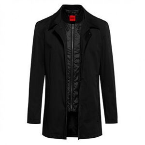 HUGO 2-in-1-Jacke MILOGAN2041 mit herausnehmbarem Brusteinsatz schwarz 001