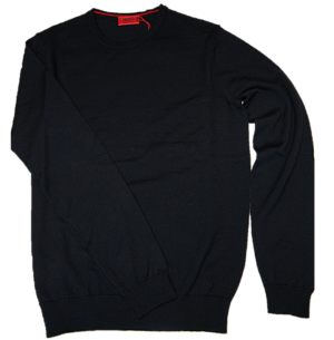HUGO Pullover aus Extrafeiner Merinowolle SAN PAOLO 2 Farbe schwarz 001