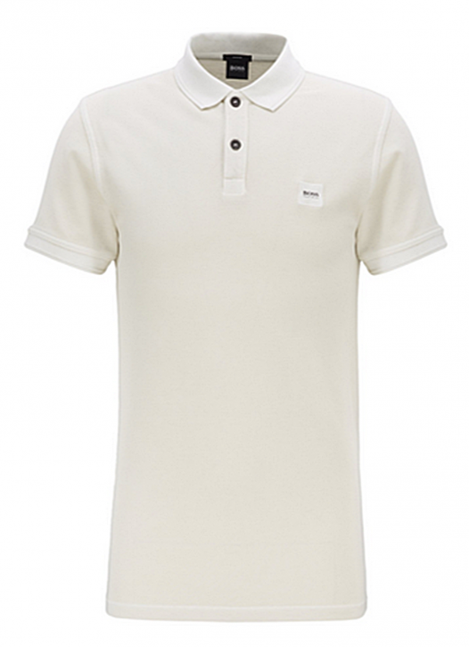 BOSS Slim-Fit Poloshirt Prime aus gewaschenem Baumwoll-Piqué beige 270 BOSS Slim-Fit Poloshirt Prime aus gewaschenem Baumwoll-Piqué beige 270