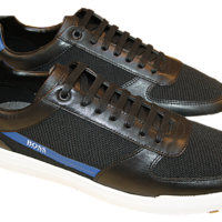 HUGO BOSS Sneakers COSMOPOOL _TENN_MXME mit Mesh-Einsatz schwarz 004