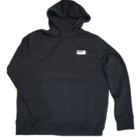 HUGO Oversized Kapuzen-Sweatshirt DOYANO aus recycelter Baumwolle und Polyester schwarz 001