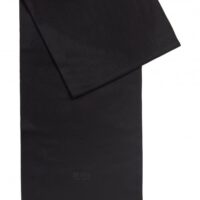 HUGO BOSS Schal T-Scottas 02 aus italienischem Kaschmir mit Fransen schwarz 001