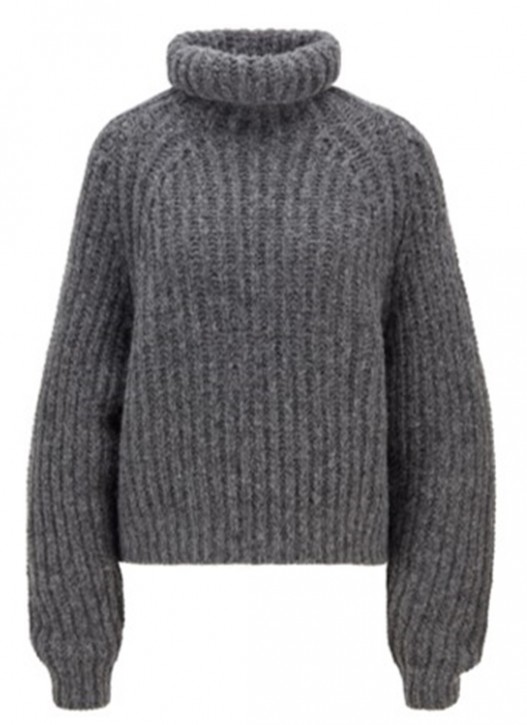 HUGO BOSS Rollkragenpullover C_Farantel aus Alpaka-Mix grau 030 HUGO BOSS Rollkragenpullover C_Farantel aus Alpaka-Mix grau 030