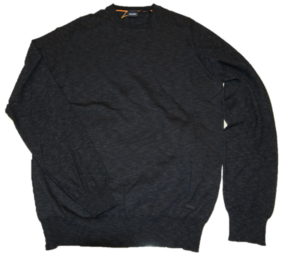 HUGO BOSS Pullover KAMYODA  aus reiner Baumwoll-Jersey schwarz 001