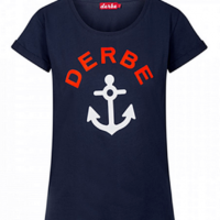 DERBE Damen T-Shirt Tallymann Girls navy mit Derbe logo und Anker DERBE Damen T-Shirt Tallymann Girls navy mit Derbe logo und Anker
