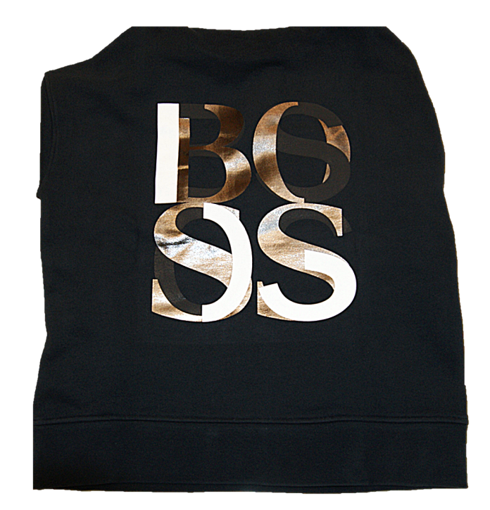 HUGO BOSS Kapuzen-Sweatshirt C_ESHANA aus Baumwoll-Mix mit Logo-Print  001 HUGO BOSS Kapuzen-Sweatshirt C_ESHANA aus Baumwoll-Mix mit Logo-Print  001