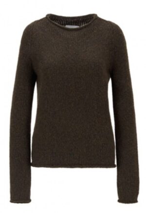 HUGO BOSS Pullover aus Alpaka-Mix C_Faycles mit Raglanärmeln Farbe grün 342