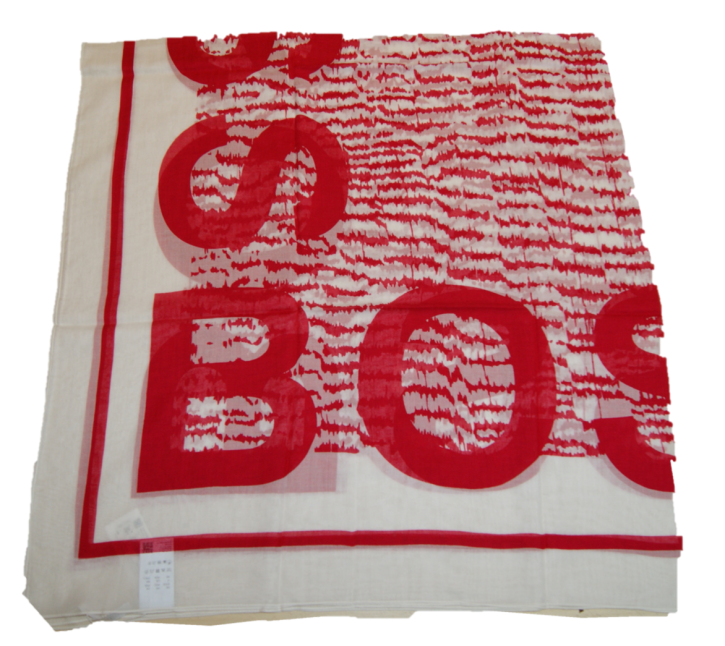 HUGO BOSS Leichter Schal C_LOREDA aus Baumwolle und Modal mit HUGO BOSS Logo Print 965 HUGO BOSS Leichter Schal C_LOREDA aus Baumwolle und Modal mit HUGO BOSS Logo Print 965