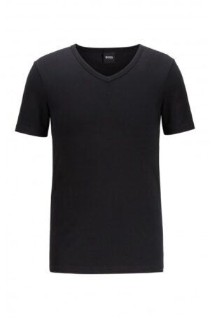 HUGO BOSS Zweier-Pack T-Shirts VN 2P CO/EL Farbe schwarz 001