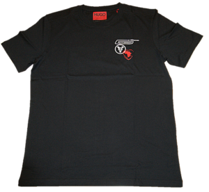 HUGO MEN Unisex-Shirt DULIP_LP4 aus Baumwoll-Jersey mit Grafik aus der Kollektion LIAM PAYNE schwarz 001