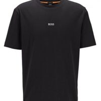 HUGO BOSS T-Shirt TChup aus Stretch-Baumwolle mit Logo Farbe schwarz 001