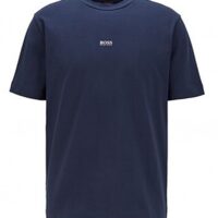 HUGO BOSS T-Shirt TChup aus Stretch-Baumwolle mit Logo Farbe dunkelblau 404