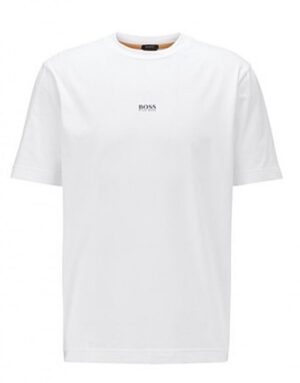 HUGO BOSS T-Shirt TChup aus Stretch-Baumwolle mit Logo Farbe weiss 100