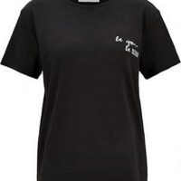 HUGO BOSS T-Shirt C_Eyou aus Supima-Baumwolle mit Slogan schwarz 001
