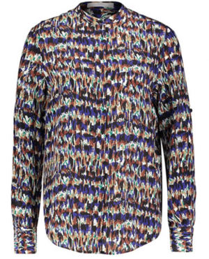 Hugo Boss Relaxed-Fit Bluse C_Befelize_18 mit Allover-Print 971