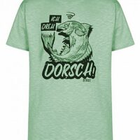 DERBE Herren T-Shirt ICH DREH DORSCH M-04-TS-4014-FLA quarry DERBE Herren T-Shirt ICH DREH DORSCH M-04-TS-4014-FLA quarry