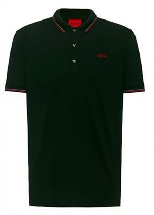 HUGO BOSS Poloshirt Dinoso212 aus elastischem Baumwoll-Piqué dunkelblau 405