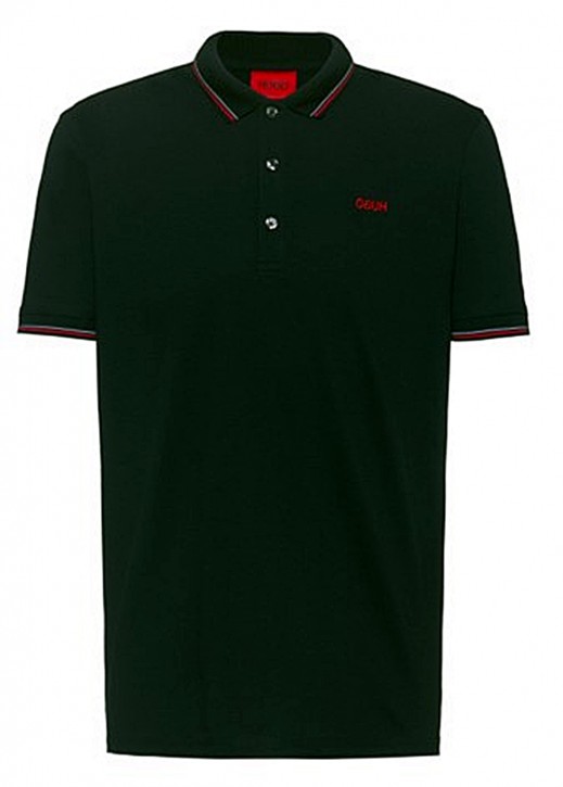 HUGO BOSS Poloshirt Dinoso212 aus elastischem Baumwoll-Piqué dunkelblau 405 HUGO BOSS Poloshirt Dinoso212 aus elastischem Baumwoll-Piqué dunkelblau 405