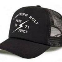 LIGHTNING BOLT Trucker cap mit dem Namen 1971 JUICE schwarz K00