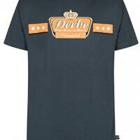 DERBE  Miezen Macker und Moneten Herren T-Shirt Navy Dunkelblau DERBE  Miezen Macker und Moneten Herren T-Shirt Navy Dunkelblau