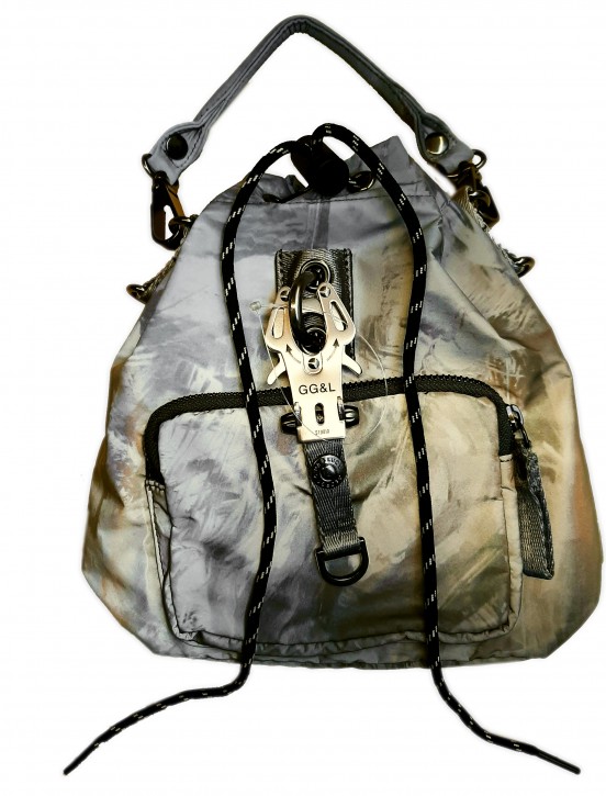 George Gina & Lucy Beuteltasche SACXY aus refllektierneden Polyester grau 830 George Gina & Lucy Beuteltasche SACXY aus refllektierneden Polyester grau 830