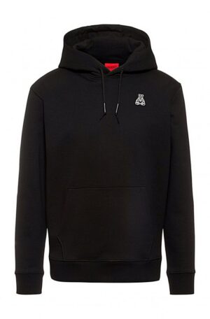 Hugo Boss Sweatshirt Disho aus French Terry mit Artwork des Tattoo-Künstler Jun Matsui schwarz 001
