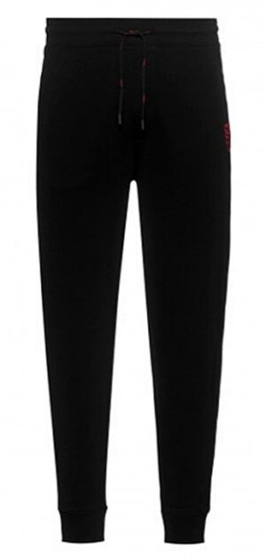 HUGO Jogginghose Doak194 aus Baumwoll-Terry mit Reversed-Logo schwarz 001