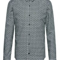 HUGO Extra Slim-Fit Hemd aus Baumwolle mit Reifenprofil-Logos schwarz 001