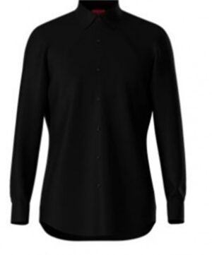 HUGO Herren Hemd KENNO aus der INFINITY LAB Serie schwarz 001