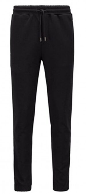 Hugo Boss Jogginghose Hadiko 2 aus Baumwoll-Mix mit goldfarbenem Logo-Detail