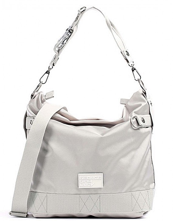 George Gina & Lucy Beuteltasche 100 Peaches Recycled Polyester world white 100 George Gina & Lucy Beuteltasche 100 Peaches Recycled Polyester world white 100