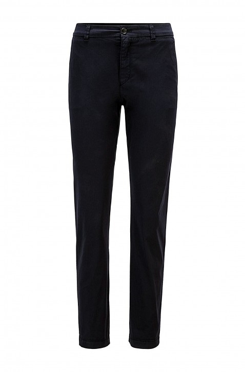 Hugo Boss Regular-Fit Chino C_Tachini-D aus elastischer Bio-Baumwolle dunkelblau 466 Hugo Boss Regular-Fit Chino C_Tachini-D aus elastischer Bio-Baumwolle dunkelblau 466