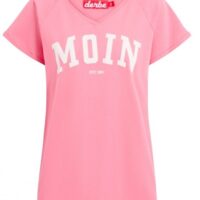 DERBE Moin Girls Damen T-Shirt Bubblegum Pink 03245