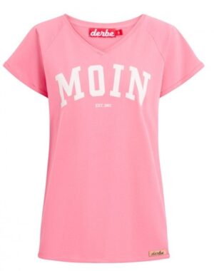 DERBE Moin Girls Damen T-Shirt Bubblegum Pink 03245