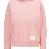 Hugo Boss Relaxed-Fit Kapuzen-Sweatshirt Esqua1 aus French Terry mit Logo-Aufnäher