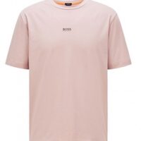 HUGO BOSS T-Shirt TChup aus Stretch-Baumwolle mit Logo 689 rosa