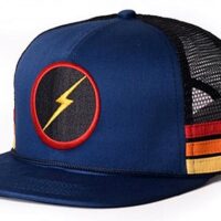 Lightning Bolt Sunset Stripe Hat mit BOLT Logo Ensign Blue-B42
