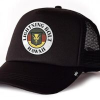 Lightning Bolt HAWAII TRUCKER CAP mit BOLT Logo auf dem Schirm Black-K00