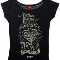 HARRY POTTER Shirt The Ones That Love Us Girl Shirt schwarz