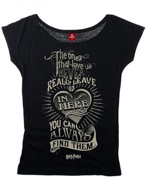 HARRY POTTER Shirt The Ones That Love Us Girl Shirt schwarz