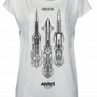 ASSASSINS CREED Work In The Dark Girl Shirt weiß