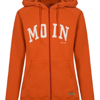 DERBE Frauen Kapuzen-Sweatshirtjacke ZHD-Moin 03246-ochre DERBE Frauen Kapuzen-Sweatshirtjacke ZHD-Moin 03246-ochre