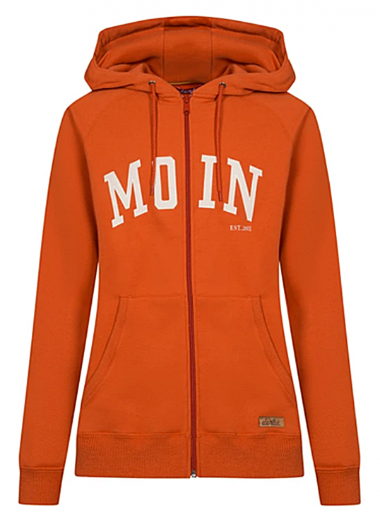 DERBE Frauen Kapuzen-Sweatshirtjacke ZHD-Moin 03246-ochre DERBE Frauen Kapuzen-Sweatshirtjacke ZHD-Moin 03246-ochre
