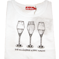DERBE Frauen T-Shirt Die Kluge 020-white DERBE Frauen T-Shirt Die Kluge 020-white