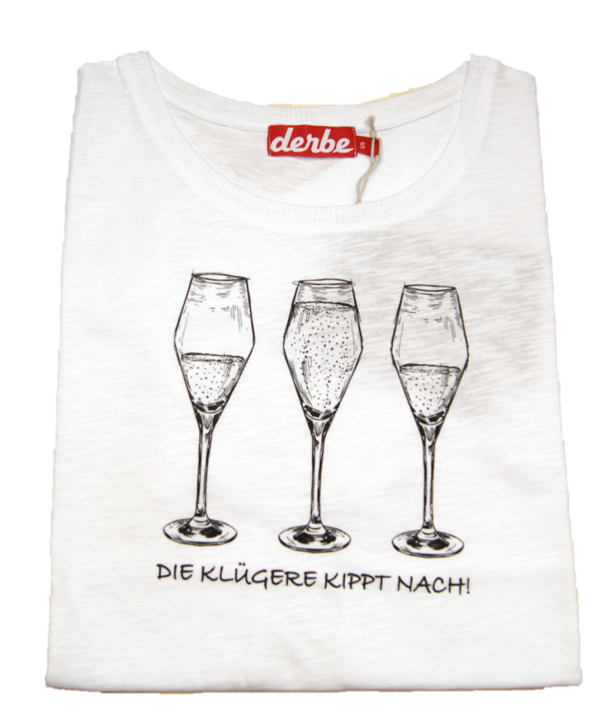 DERBE Frauen T-Shirt Die Kluge 020-white DERBE Frauen T-Shirt Die Kluge 020-white