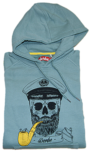 DERBE Herren Kapuzenpullover Spooky 0512-lily pad