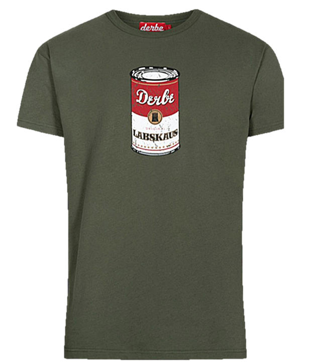 DERBE Herren T-Shirt Labskaus Herren Shirt Oliv 050 DERBE Herren T-Shirt Labskaus Herren Shirt Oliv 050